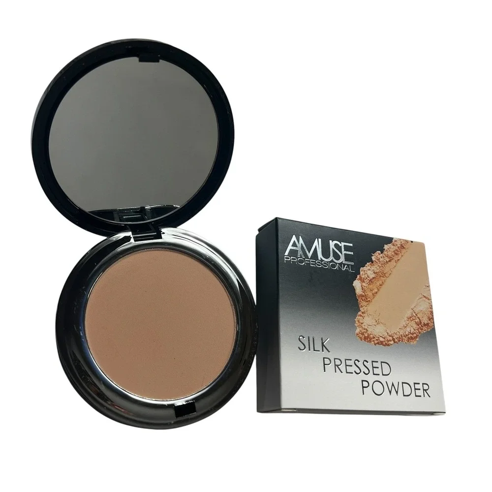 Amuse Professional Silk Pressed Powder‎ Med.Plus Medium 0.37oz KL228-5 New